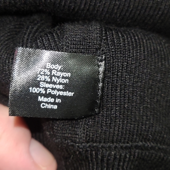 Lane Bryant sweater jacket plus size black - Picture 7 of 7